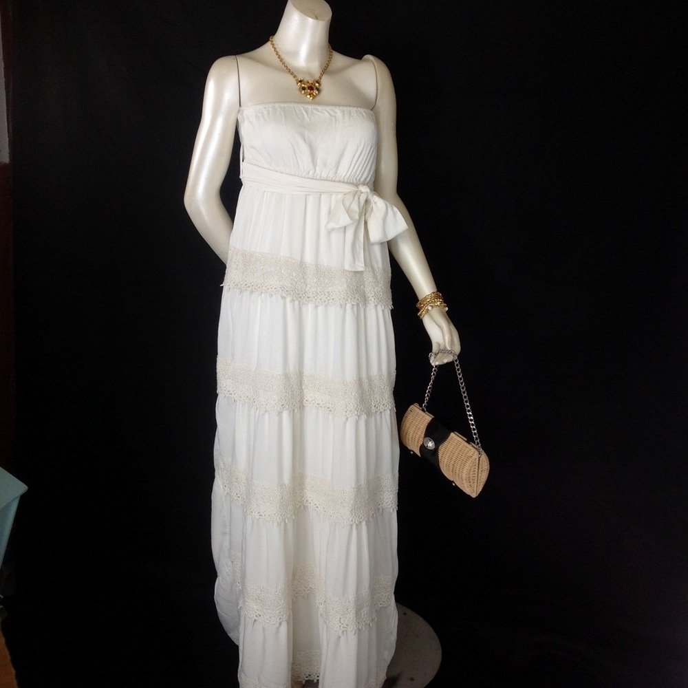 Buffalo David Bitton Boho Maxi Wedding Dress